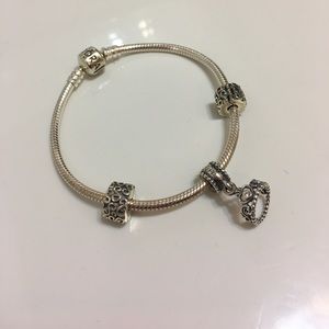 Pandora Iconic Silver Charm Bracelet