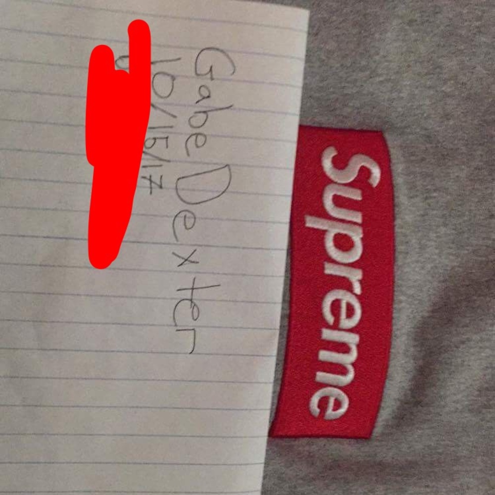 Supreme box logo crewneck 100% authentic size m