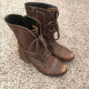 Steve Madden combat boots