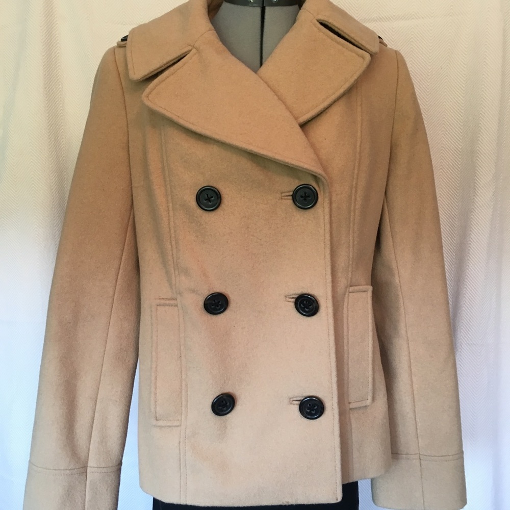 Camel pea coat