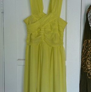 Acid yellow mesh bandage dress, fully lined, Acid yellow mesh bandage dress, fully lined,