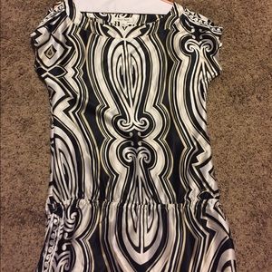 WHBM silky top with gathered waist WHBM silky top with gathered waist