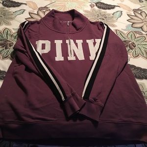 Pink 3/4 Zip Hoodie