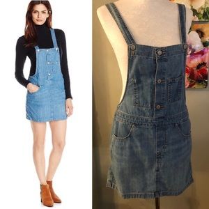 Levis 501 Overall Overalls Skirt Mini Dress Medium