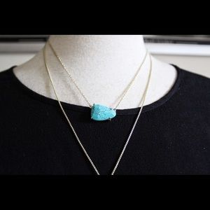 Kendra Scott Isla Necklace in Turquoise. Kendra Scott Isla Necklace in Turquoise.