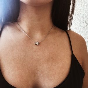 Silver dainty star necklace Silver dainty star necklace