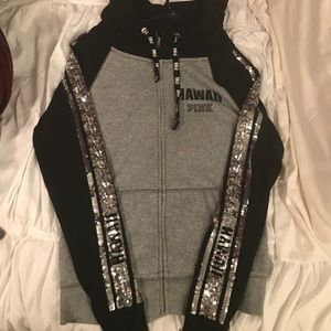 VS Pink Hawaii pull up jacket