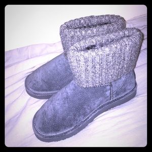 LAMO Suede Water Resistant Boots W/Sweater