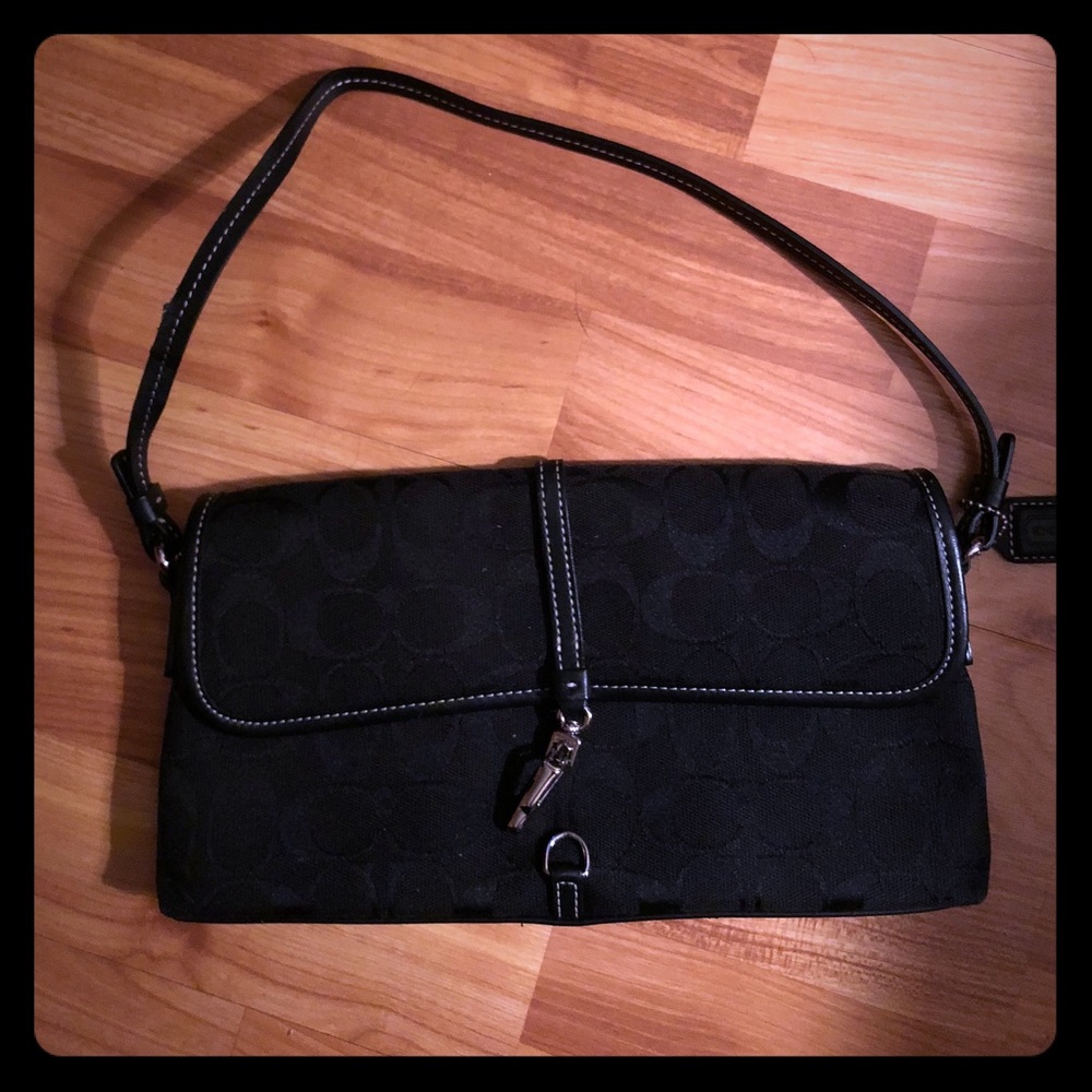 Coach black purse