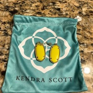 Kendra Scott yellow Elle earring *rare* color