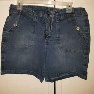 Denim shorts