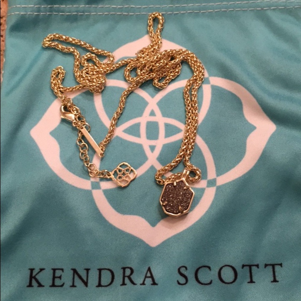 Kendra Scott Oliver Drusy Necklace