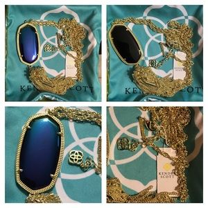 Kendra Scott black iridescent Rayne NWT hardware Kendra Scott black iridescent Rayne NWT hardware