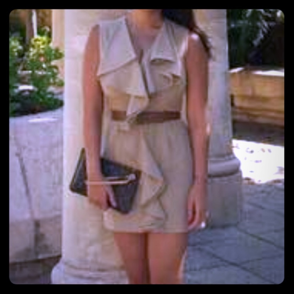 Calvin Klein Nude dress with belt