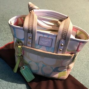 Hampton scribble C’s Coach bag