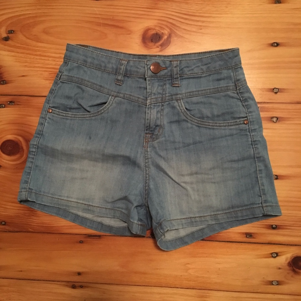 High Waisted Jean Shorts