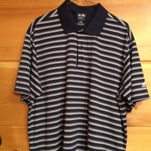 Adidas navy polo shirt large