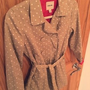 Girl's Polka Dot Trench Coat