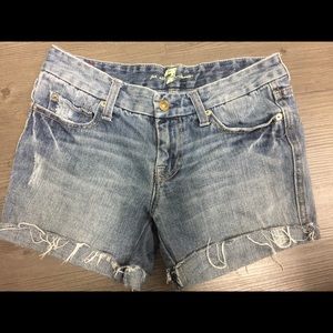 Seven 7 for all Mankind cutoff jeans