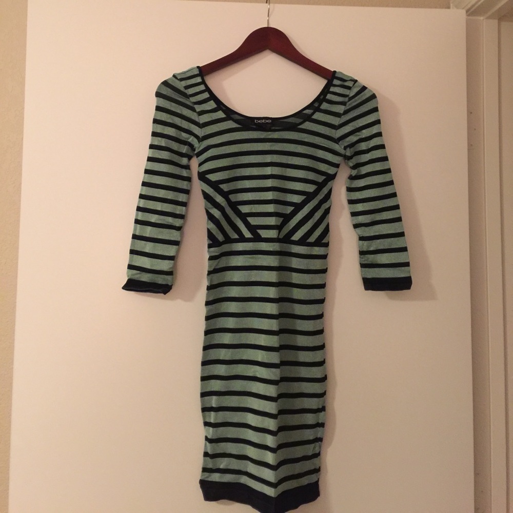 Bebe 3/4 sleeve tight dress
