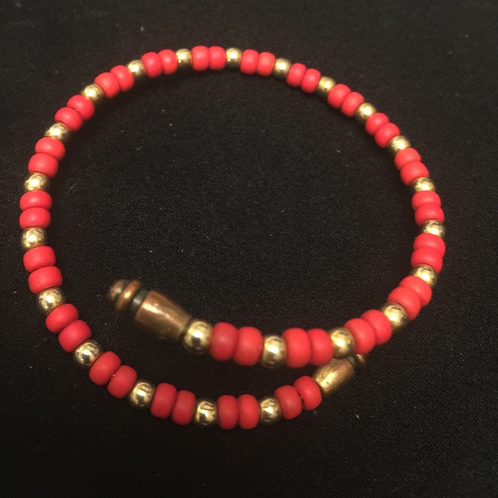 BOGO50%: Alex and Ani red and gold wrap