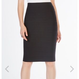 BCBG Black Alexa Bandage Skirt
