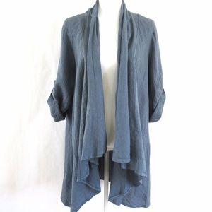 Saks 5th Ave Open Front Draped Jacket