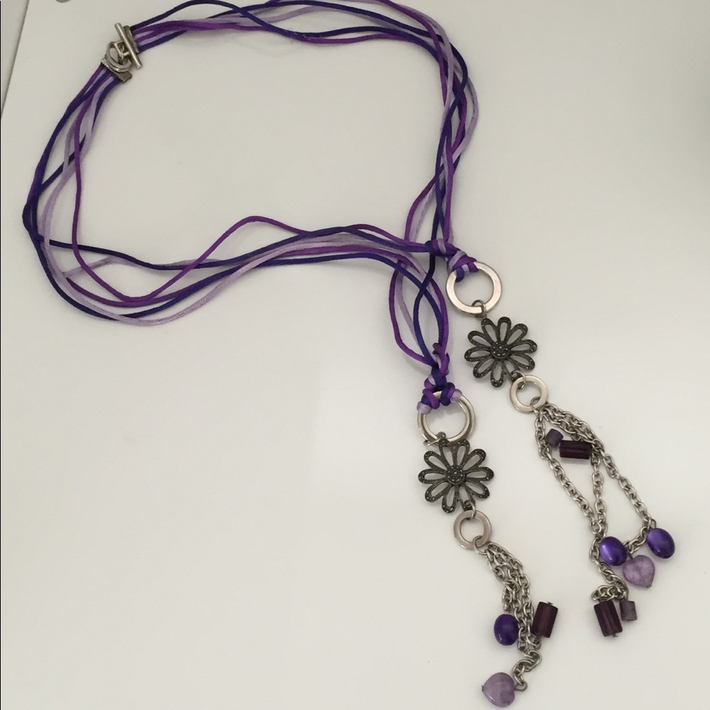 Long Purple necklace! 🎉