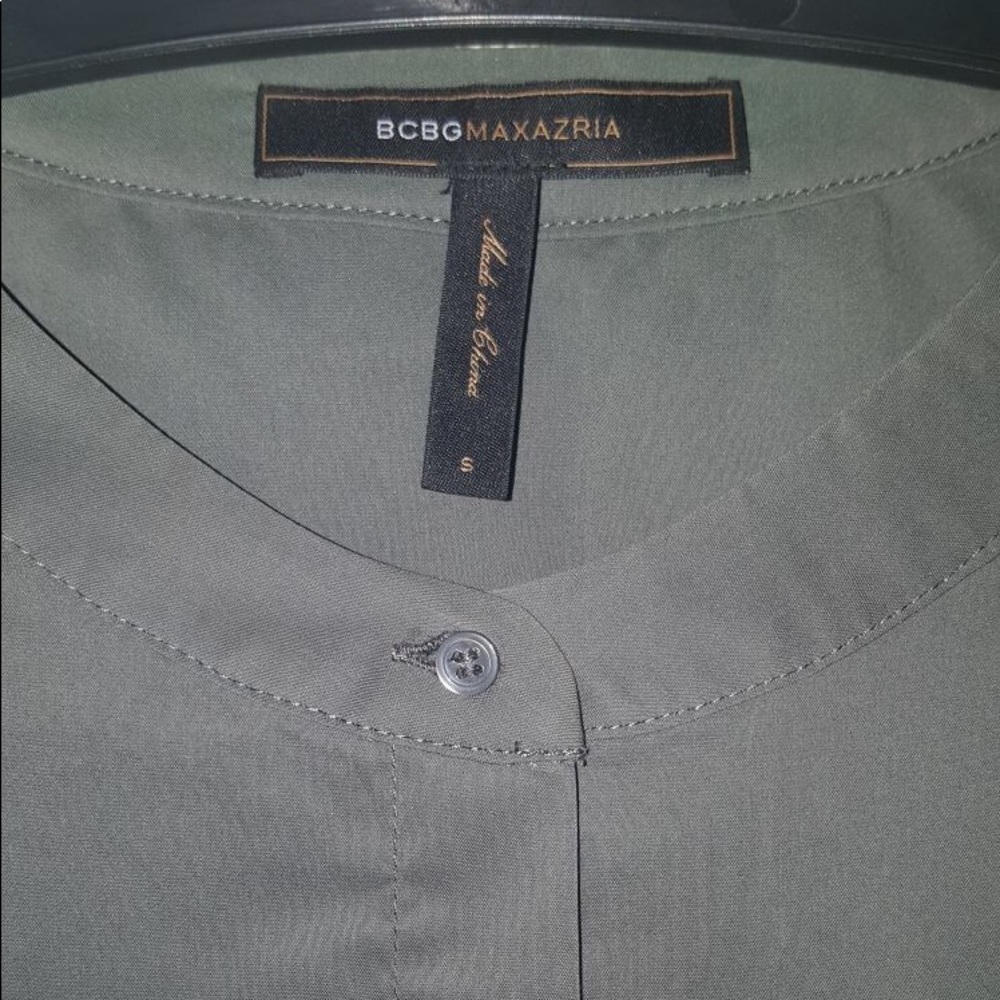 Bcbg grey work dress with long sleeves