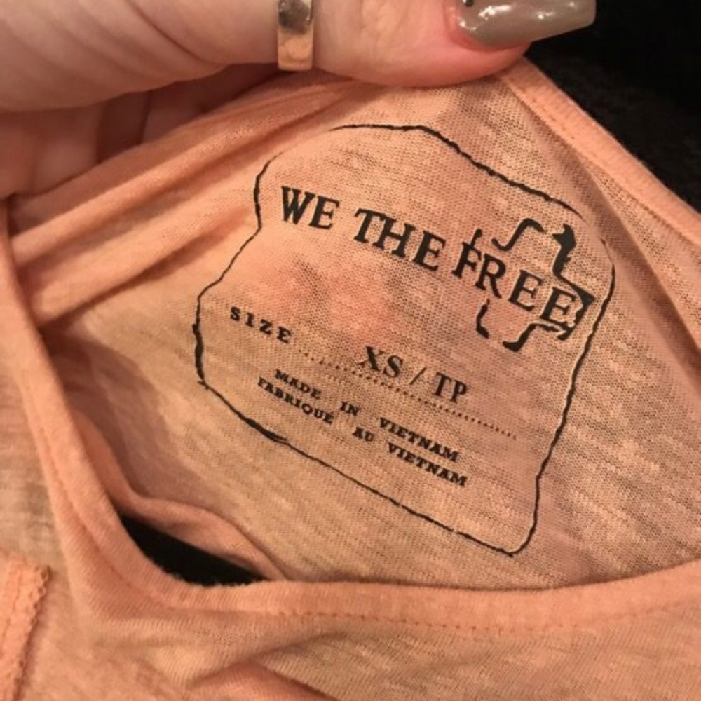 Free people cold shoulder flowy top