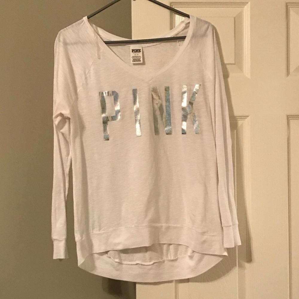 Worn once! PINK long sleeve shirt