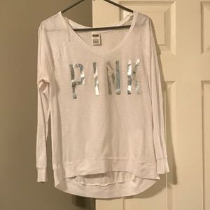 Worn once! PINK long sleeve shirt