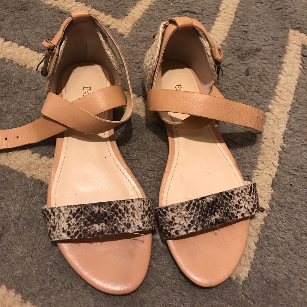 Enzo Angiolini strapped flat espadrilles