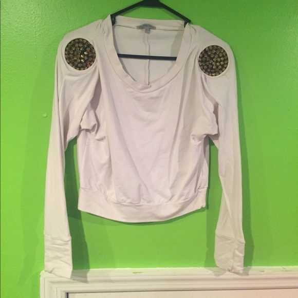 Studded shoulder top - Picture 1 of 2