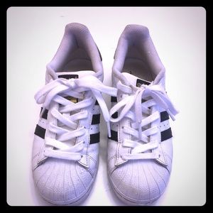 White Adidas shoes