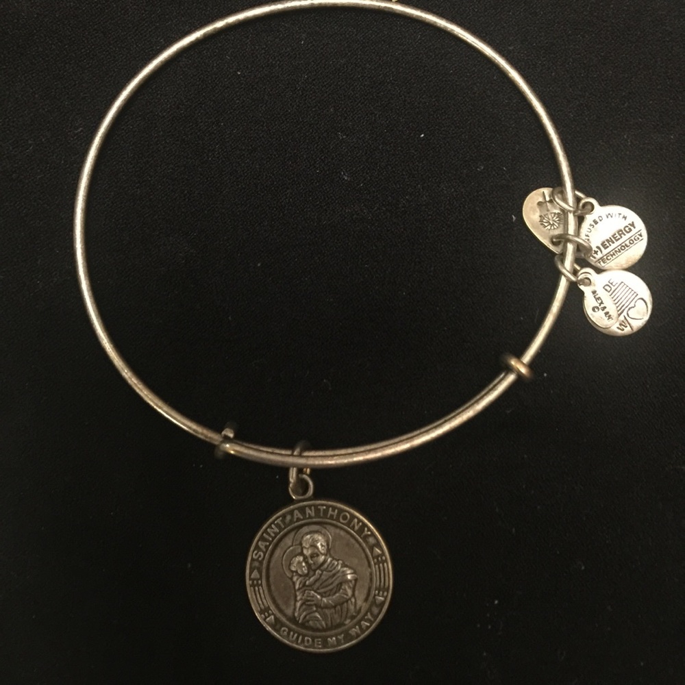 BOGO50%: Alex and Ani Saint Anthony bangle silver