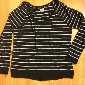 PINK stripped LS Shirt