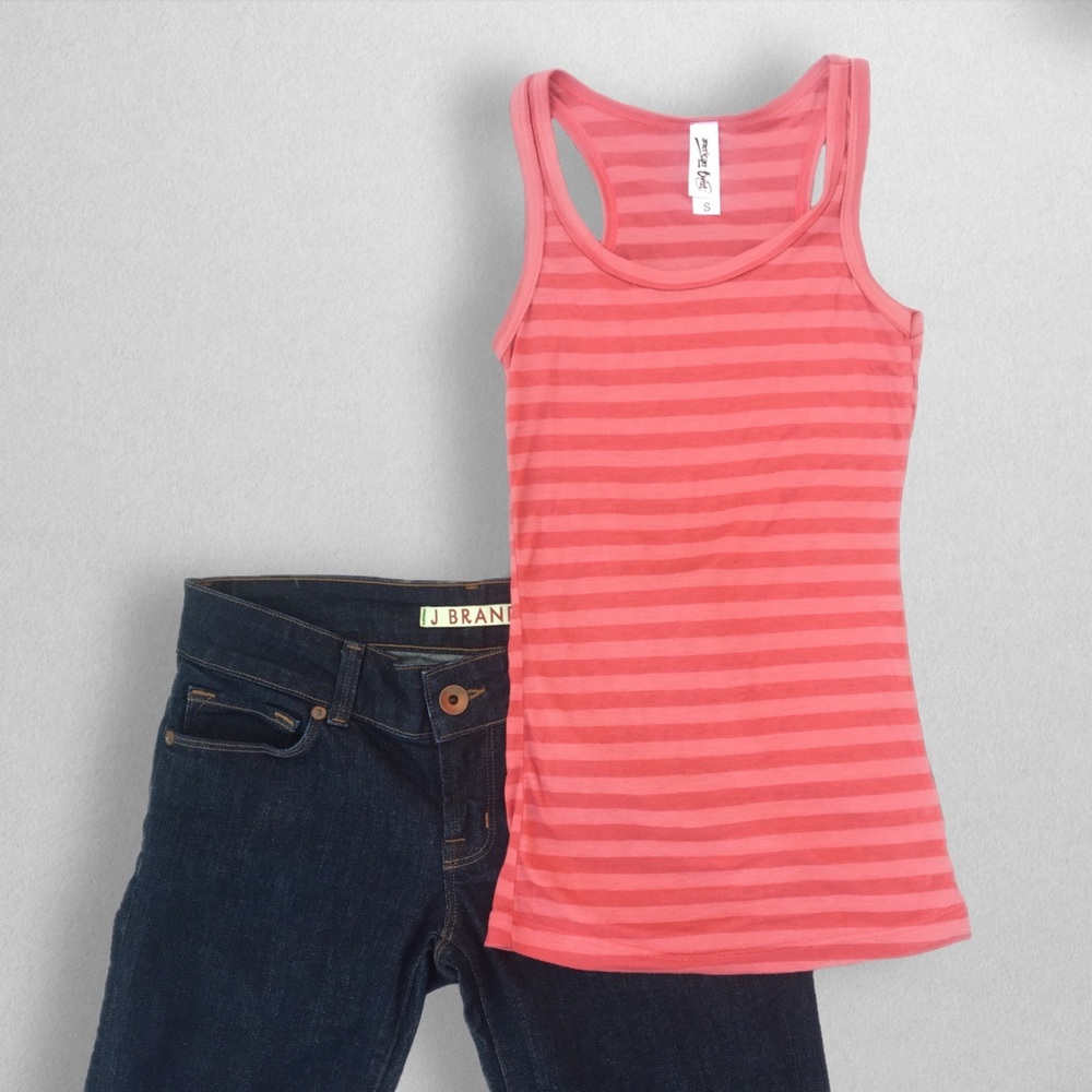 American Twist Striped Tank Top