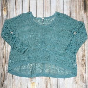 Free People oversized sheer sweater Free People oversized sheer sweater
