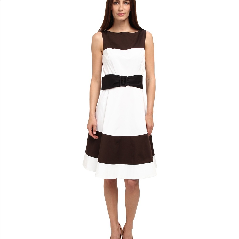 Kate spade color block fit and flare dress