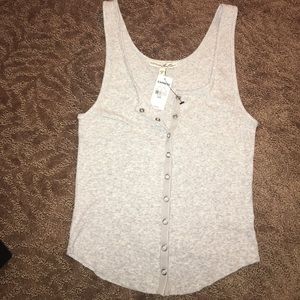Express grey tank top