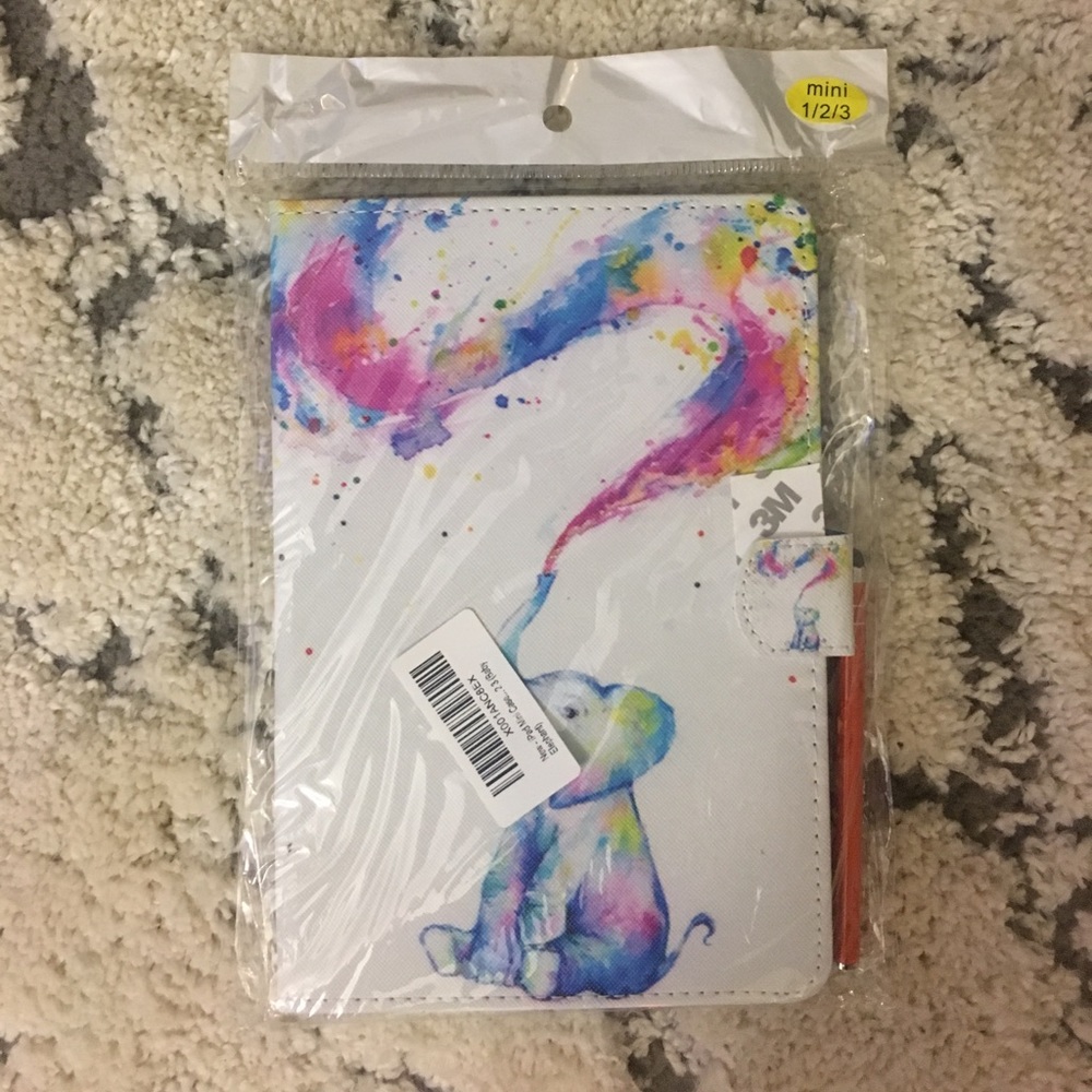 New iPad 1,2,3 elephant cover with stylus