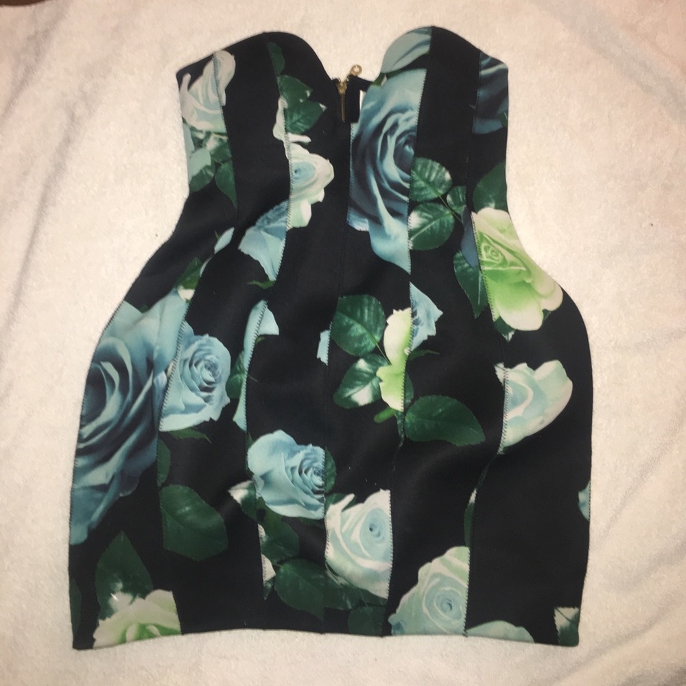 SHAKUHACHI neoprene rose dress 🌹