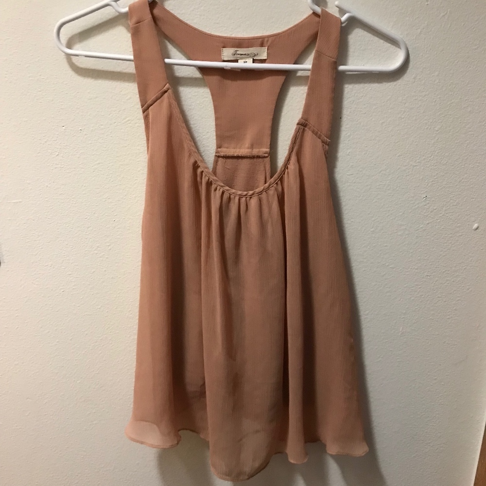 Forever 21 Coral Tank Top