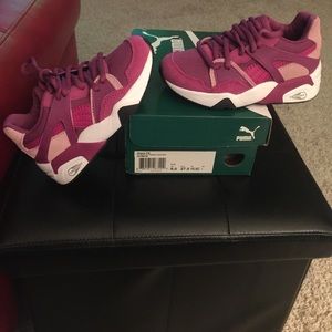 Brand New Pink and Purple Girls Puma’s Size 10.5C Brand New Pink and Purple Girls Puma’s Size 10.5C