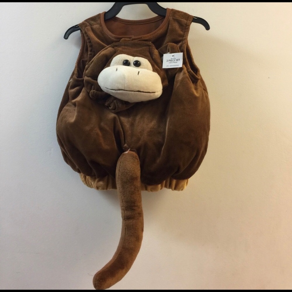 Plush Monkey Halloween Costume 6-12 months