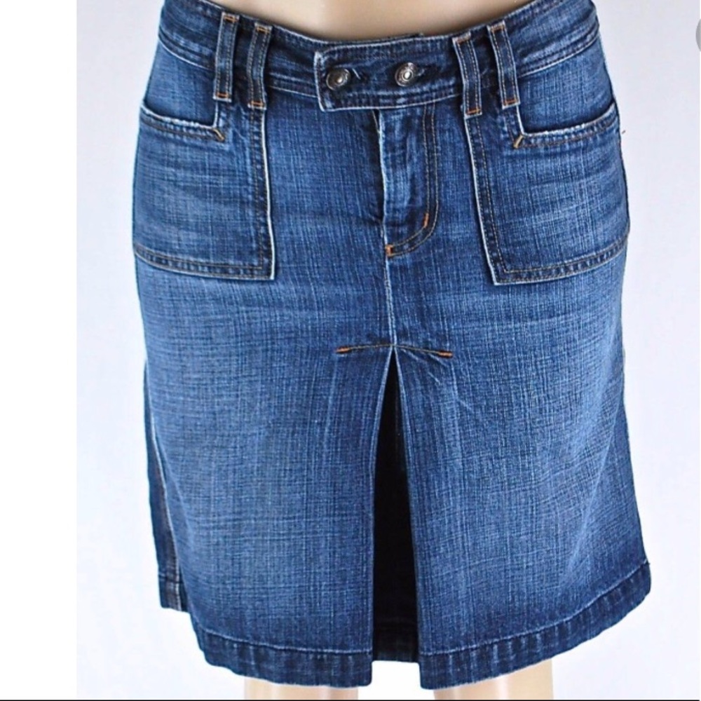 7 For All Mankind denim pencil skirt
