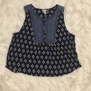 Patterned Tank Top