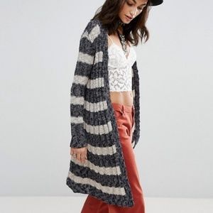 Free People Free Spirit Long Cardigan Knit Sweater Free People Free Spirit Long Cardigan Knit Sweater