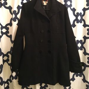Black juniors pea coat OFFERS WELCOME